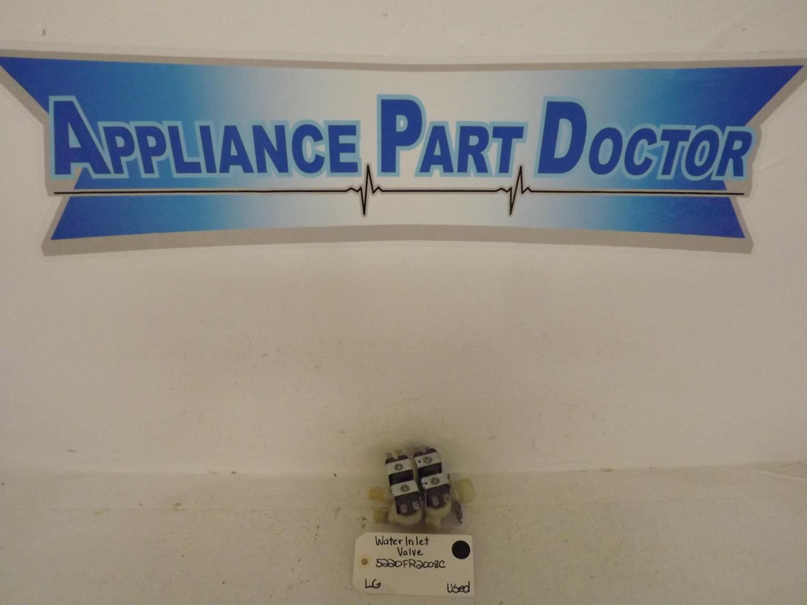 LG Washer 5220FR2008C Water Inlet Valve Used LG Washer 5220FR2008C Water Inlet Valve Used